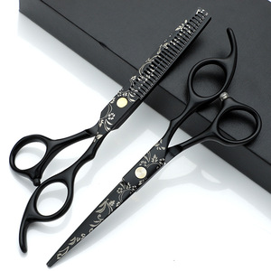 Toni & Guy Hair Styling <b>Tools</b> Set 6 Inch Flat Shears Thinning Scissors Comb Brush <b>Clips</b> Professional Barber Kit - Product Image 2