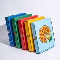 Vente flash - Boîte d'emballage pour pizza personnalisée avec impression couleur et logo