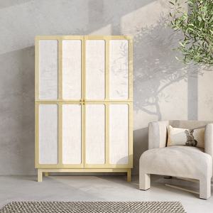 Новейший дизайн: уличный кофейный столик с резными элементами, ящиками и полками для хранения, органайзер для гостиной и отеля - Product Image 4