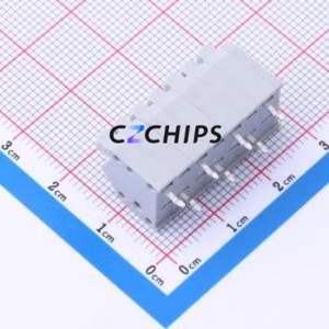 DB250A-3.5-7P-GY Spring Terminal Block Through hole Component (THT),P=3.5mm Connector 1x7P 3.5mm Gray 7P - Product Image 2