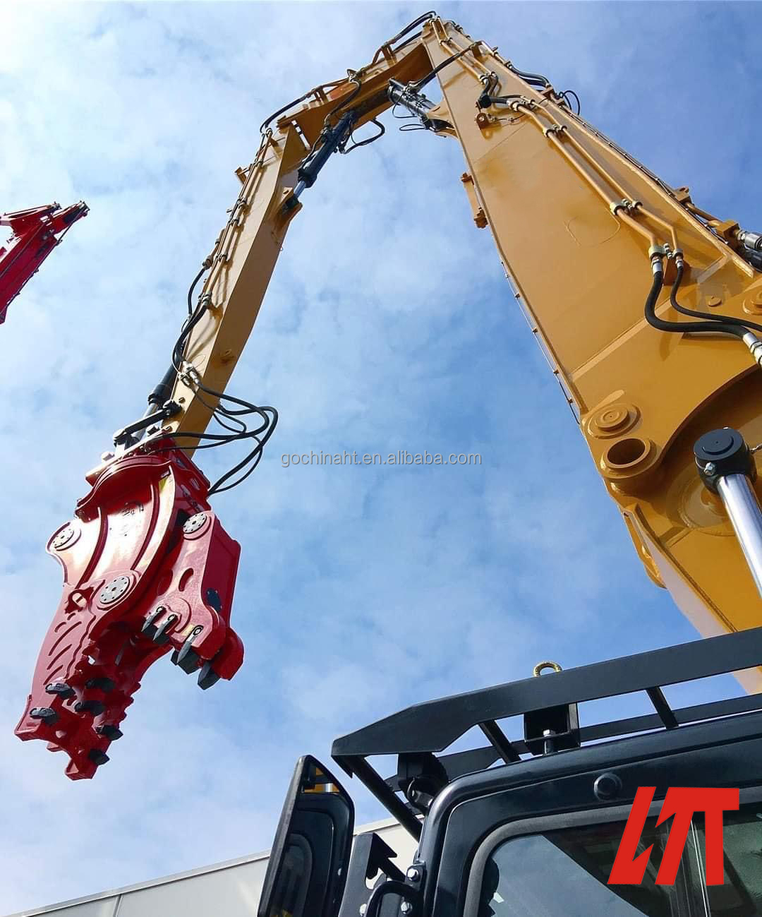 Excavator Extension Long Reach Boom Arm Mechanical High Reach Arm Demolition