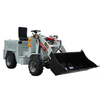 Chargeuse frontale électrique compacte Changhong Reach 1000 kg avec godet, idéale pour la ferme, garantie 1 an, vérin hydraulique Liyuan