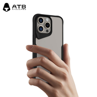 Translucide Mode Mat Lisse Sensation Couverture Arrière TPU Téléphone Cas Antichoc Téléphone Cas Pour iphone 15 Pro Max