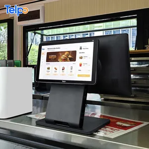 Высокое качество двойной дисплей сенсорный экран кассир биллинг Ресторан pos машина для малого бизнеса