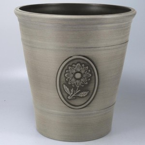 Pot de fleurs rond rétro en plastique inspiré du tournesol Style campagnard <span class=keywords><strong>Alice</strong></span> horticole résine moulée par injection brossée pour une utilisation au sol - Product Image 5