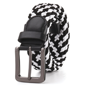 Bán Buôn Tùy Chỉnh Unisex Dệt Đàn Hồi Căng Vành Đai Người Đàn Ông Vải Căng Bện Đàn Hồi Vành Đai Bện Vải Đàn Hồi Vành Đai - Product Image 3