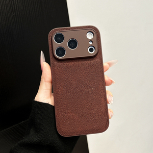 เคสหนังสีเบอร์กันดีใหม่สำหรับ iPhone 18 Pro Max หรูหรา ป้องกันแรงกระแทก สำหรับ iPhone 17 16 15 14 12 13 Pro Max - Product Image 6
