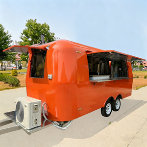 Multifunctional Stainless Steel & Aluminum Food Trailer Mobile for for Ice Cream Candy Chips Commercial Use - Product Image 4