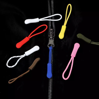 Tirette de fermeture éclair personnalisée en PVC souple coloré, cordon en caoutchouc silicone pour vêtements, écologique et de haute qualité