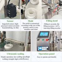 Machine de fabrication de tubes cosmétiques semi-automatique pour le remplissage de crème dentifrice au chocolat, de pâte et de graisse, avec tube inclus