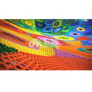 Scuola materna al coperto arrampicata reti arcobaleno morbido parco divertimenti attrezzature - Product Image 5