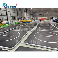 Tapis de lutte gonflable durable 3x3m, tapis de Jiu-Jitsu portables, tapis de gymnastique légers pour MMA