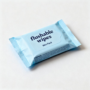 Portable Flushable <b>wipes</b> Pocket Mini Size Pure Water Alcohol-free Wet Toilet <b>Wipes</b> Tissue - Product Image 5