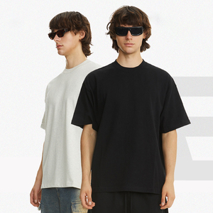 MT2626 T Shirt Manufacturer Custom Brushed Heavyweight 300 GSM 100% Cotton <b>TShirts</b> Premium T-Shirts for Men - Product Image 3