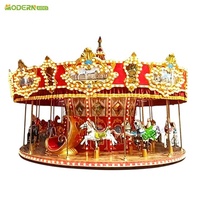 Manège de carnaval à 24 places avec moteur à entraînement par le haut, Attraction de fête foraine, Carrousel, Manege, Karussell