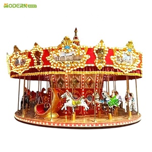 Manège de carnaval à 24 places avec moteur à entraînement par le haut, Attraction de fête foraine, Carrousel, Manege, Karussell - Product Image 2