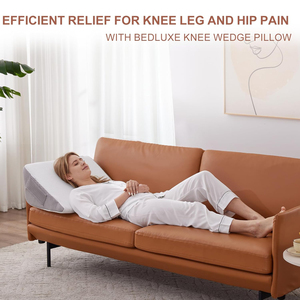 หมอนรองขาเพิ่มความสูงแบบเมมโมรี่โฟมความหนาแน่นสูง ช่วยบรรเทาอาการปวดหลังส่วนล่าง ปรับปรุงการไหลเวียนโลหิต ถอดซักได้ - Product Image 2