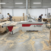 Scie à panneaux à table coulissante SEGA 350 de marque italienne, robuste, haute efficacité, pour la menuiserie et la fabrication de meubles