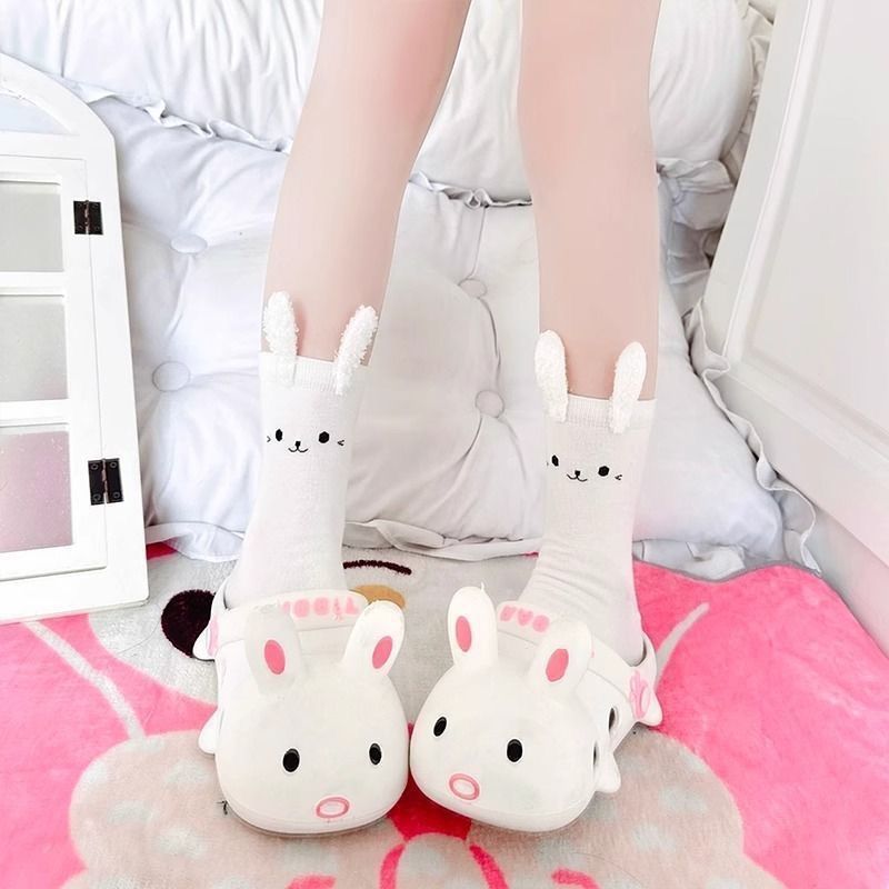 Oreilles de lapin d'expression noires