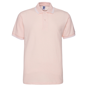 Camiseta Polo de Manga Corta de Algodón y Poliéster a Rayas Casual para Hombre, Venta al por Mayor, con Logotipo Personalizado Impreso, Ropa de Trabajo, Camiseta Polo con Logotipo Bordado - Product Image 4