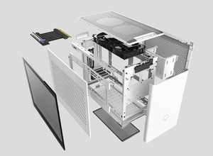 Ốp Máy Tính Mini Bán Chạy Ốp Lưng ITX Mini CoolerMaster Nr200P Màu Trắng Ốp Chơi Game PC Tháp Nhỏ - Product Image 6