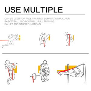 Cao su sức đề kháng đào tạo tập luyện ban nhạc cho chân đào tạo cơ bắp và kéo lên hỗ trợ - Product Image 6