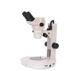 Phenix Zoom oranı WF10X mercek 6.2X-50X dürbün stereoskopik üst led ışık mikroskop takı