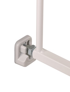 For White Wall Fix <b>Wood</b> Extending <b>Baby</b> <b>Gate</b> for 6 Months to 2 Years Kids for 62-102cm <b>Gate</b> Width - Product Image 4