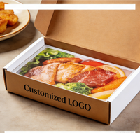 Boîte en carton ondulé personnalisée recyclable en gros avec inserts de protection pour l'emballage de sandwichs, de chewing-gums et de gelées