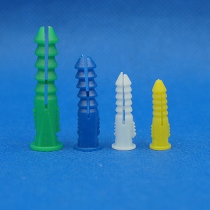 หลอดต่อพลาสติก PP PE แบบยืดขยายได้สมอเรือติดผนังพลาสติกสีน้ำเงินและสีแดง - Product Image 2