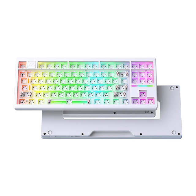 AL87 87-Keys TKL Mechanical Gaming Wireless RGB Keyboard 4000mAh 3Mode Hot Swap Aluminum Barebones Custom OEM/ODM Hot Swap RGB
