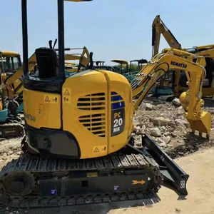 Mini-excavatrice KOMATSU PC20 d'occasion 2022 avec roulement, poids opérationnel de 2 tonnes, capacité de la benne de 0,05 m³, 800 heures de fonctionnement - Product Image 1