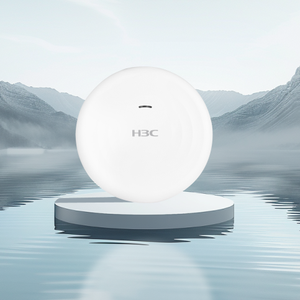 Point d'accès Wi-Fi 6 intérieur H3C UAP652 1800 Mbps max bi-bande avec prise en charge PoE et antenne omnidirectionnelle intégrée à faible rayonnement pour PME - Product Image 1