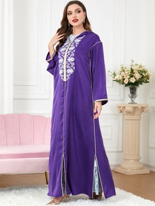 Bekleidungs fabrik Custom Muslim Jellaba Maroc Nahost Golf Dubai Femme <span class=keywords><strong>Jelaba</strong></span> Marocain für Frauen - Product Image 4