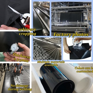 Géomembrane HDPE vierge lisse, matériau première qualité, revêtement imperméable pour décharges, digesteurs de biogaz, traitement des eaux usées, bassins piscicoles et crevettiers - Product Image 4