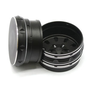 מטחנת גולגולת יצירתית בהדפסה ישירה מהמפעל, <span class=keywords><strong>4</strong></span> שכבות, 63 מ\"מ, לוגו מותאם אישית חרוט, סגסוגת אלומיניום, אביזר עישון - Product Image 4