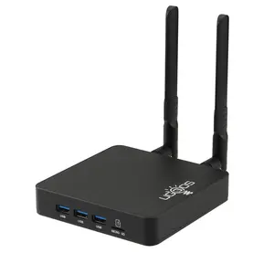 Lecteur multimédia UGOOS AM8 TV BOX Amlogic S928X-J Android 11 Winevine L1 LPDDR4 4GB 32GB Supoprt Voice AV1 WiFi6E BT5.3 1000M 8K