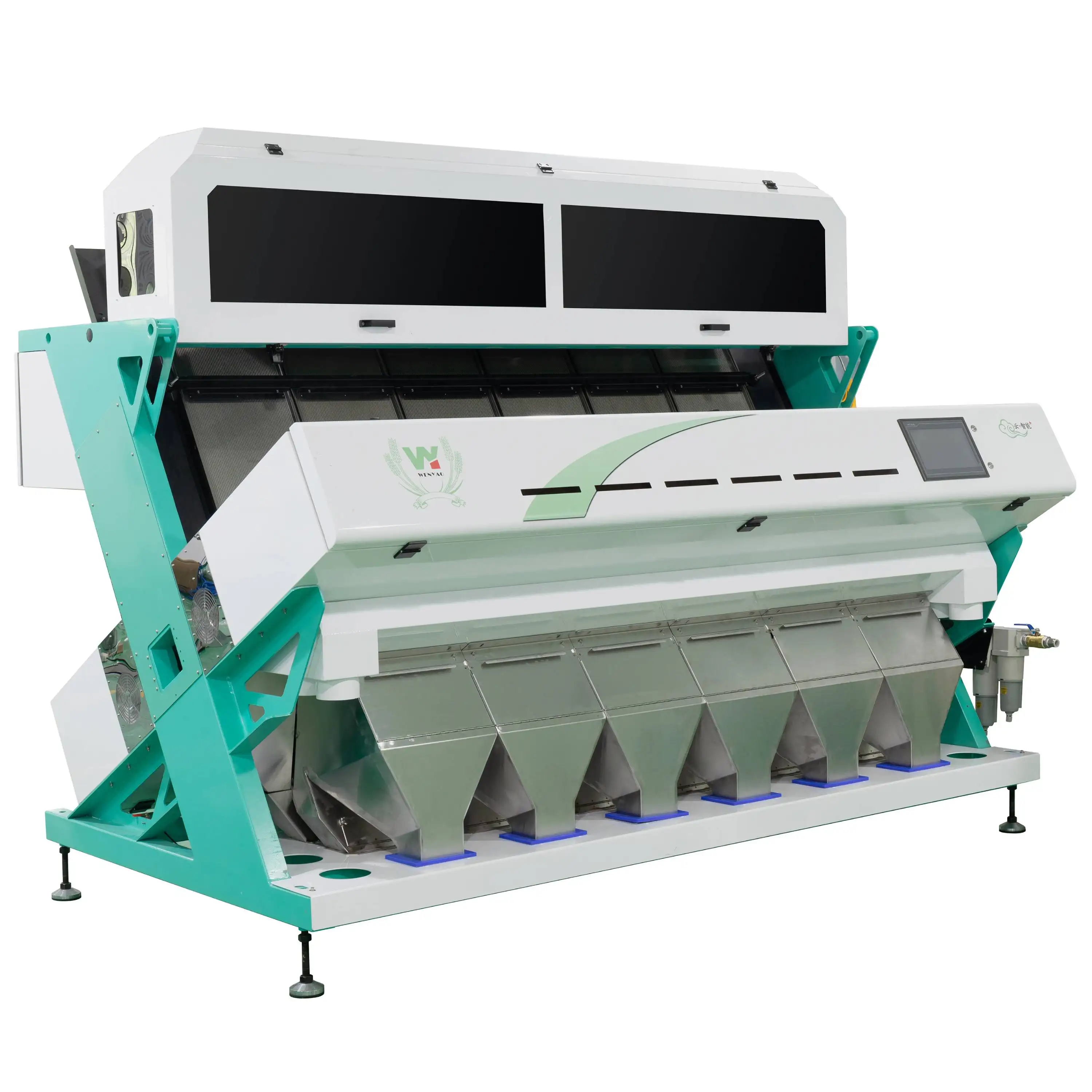 Chute Of Color Sorter Machine Mustard Seed Color Sorter 6 Channel Color Sorter 6 Channel