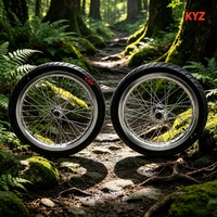 Ensemble de roues Sur Ron Supermoto 17 pouces en alliage CNC argenté, avant et arrière, pour moto électrique tout-terrain Light Bee X LBX Talaria MX4, pièces de rechange