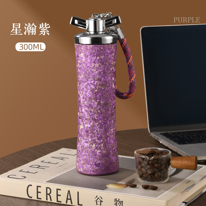 Silver Wing Goddess Cup - Starry Purple
