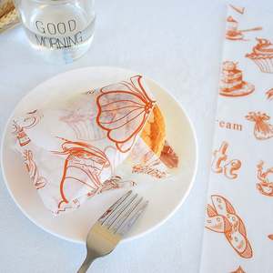 Factory Wholesale Custom Food Grade Pe Coated Greaseproof Sandwich Packaging Paper and Burger Wrapper Paper for Food - Product Image 4