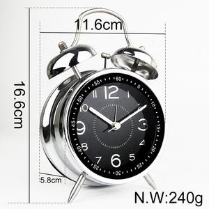 سعر منخفض للأطفال 4 بوصة منبه لطيف ساعة منبه ذكية رخيصة بسيطة - Product Image 6