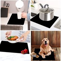 Tapis de table en silicone antidérapant résistant à la chaleur de qualité alimentaire, tapis de table à manger, tapis de comptoir, facile à nettoyer, antiadhésif
