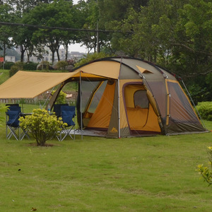 Tenda per 5-6 Persone in Offerta, Ideale per Campeggio Familiare all'Aperto con 1 Camera da Letto e 1 Soggiorno - Product Image 2