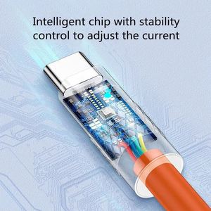 120W 6A câble de charge <span class=keywords><strong>super</strong></span> rapide métal alliage de zinc silicone liquide Micro USB type-c <span class=keywords><strong>chargeur</strong></span> câble de données pour Android - Product Image 4