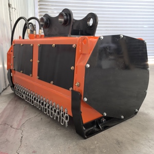Precio al por mayor Skid Steer Accesorios Mini Excavadoras Cargador Mulcher Forestal Excavadora Mulchers Brush Eater - Product Image 3