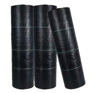 Tapis de paillage agricole en tissu non tissé aiguilleté PP noir avec ligne verte pour le contrôle des mauvaises herbes et la protection des arbres - Product Image 4