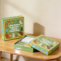 Cartes d'association cognitives imprimées en usine, jeu éducatif amusant pour enfants, cartes flash, 7-9 ans, puzzle culturel personnalisé