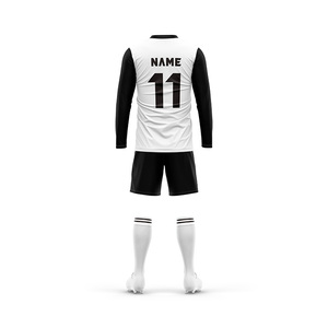 Seragam Jersey Sepak Bola Sublimasi Desain Kustom Lengan Panjang Kaos Camiseta De Futbol - Product Image 4