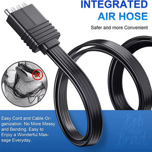 Diseño gratuito 2025 nuevo masajeador de piernas de pantorrilla de pie de compresión de aire calentado de 510k con Control de sincronización Logotipo de Color personalizable alivio del dolor - Product Image 5